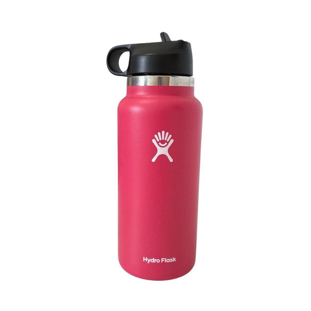 Hydro Flask Pink 32oz TempShield Insulation Wide Mouth Water Bottle Travel Gym